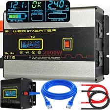 YQ Power Inverter 12V to 240V
