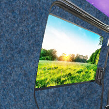 Ocean Blue 4 Way Stretch Carpet Lining Camper Van Motorhome Transporter Caddy