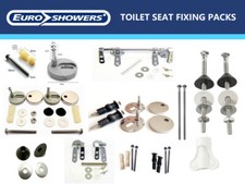 Toilet Seat Hinges, Fixings, Top Fix Grommets, Well Nuts,  Non Slip Cones, Bolts
