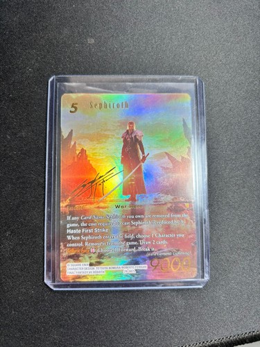 Final fantasy tcg sephiroth - tcg,