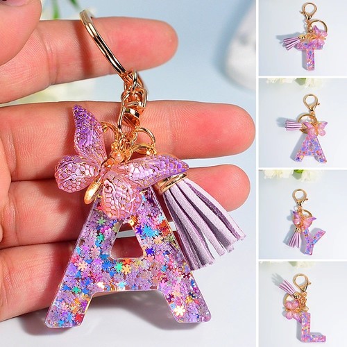 Sequin letter keychain - a-z,