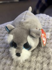 BNWT Ty Teeny Beanie Boos Jack the Dog 6" Sparkle Eye New Tagged