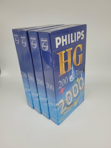 Phillips 200 vhs tapes - hg,