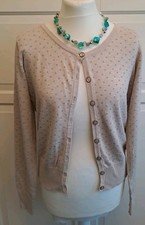 Ladies Oatmeal Beige Cardigan