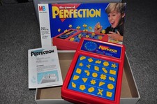 Vintage Perfection Board Game by MB Games - 100% Complete & Fully Working