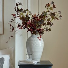 Large Ceramic White Vase