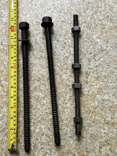 Large screws bolts - 3,
