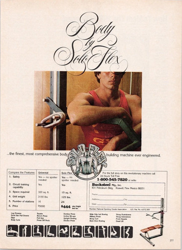 Soloflex vintage 1980 original - soloflex,