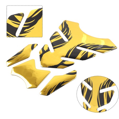 Gold fuel gas tank pad - tank,