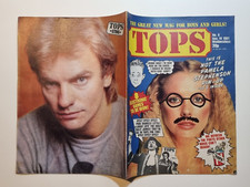 TV TOPS MAGAZINE No 6 November 14, 1981 Sting Police Pamela Stevenson