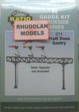 NEW RATIO 271 PRATT TRUSS GANTRY N GAUGE 