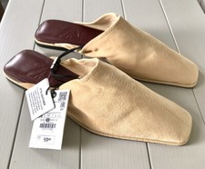 Zara Soft Leather Flat Mules