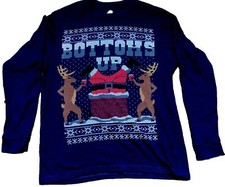 BOTTOMS UP SANTA & REINDEER