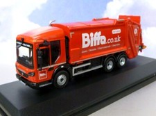 OXFORD D/CAST 1/76 DENNIS EAGLE OLYMPUS REFUSE TRUCK/DUSTBIN LORRY BIFFA 76DE001
