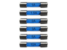 20mm Glass Fuses 1-10 Amp Pack