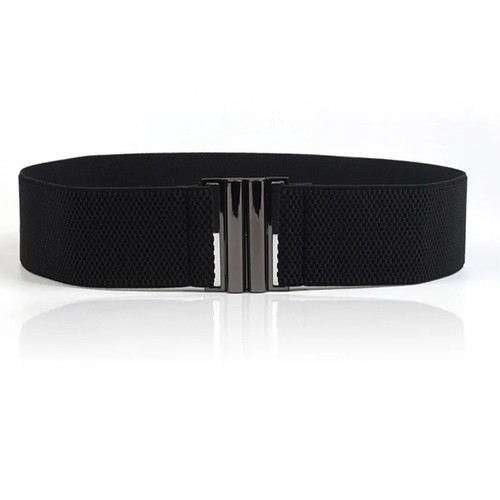Women wide elastic waist belt - waist,