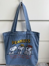 Peanuts Snoopy Denim Tote Bag