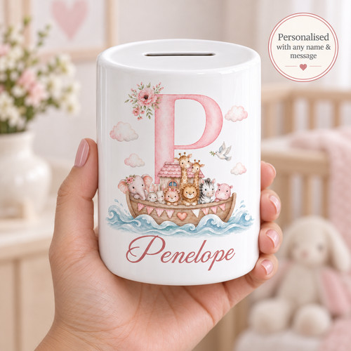 Personalised noahs ark - noahs, girls