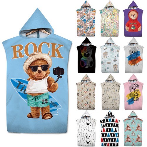 Teddy bear changing robe towel - changing,