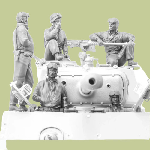 5pcs resin model kit us - 5pcs,