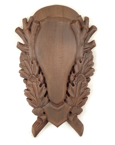 Wooden base shield trophy - base,