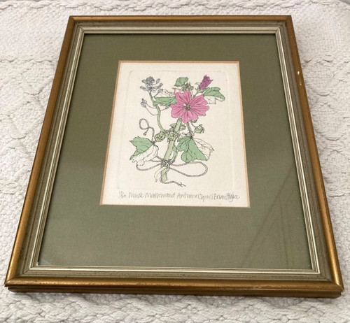 Hand coloured fine art - fine,