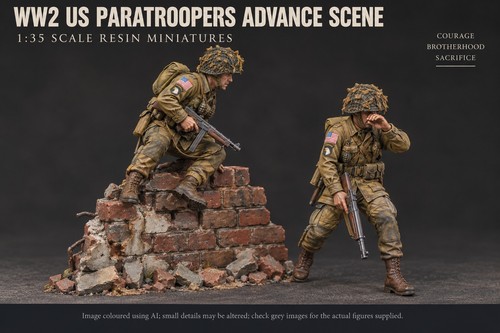 Ww2 us paratroopers - 1:35,