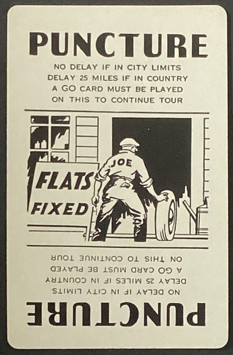 Puncture flat tire - flat, vintage