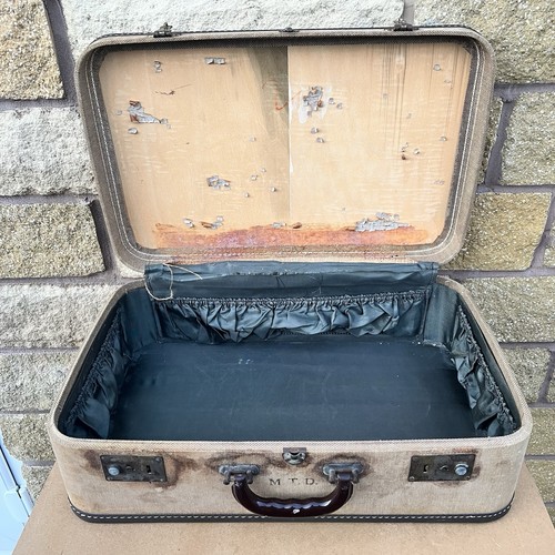 Vintage suitcase hard shell - suitcase,