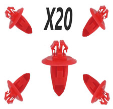 20x Toyota Wheel Arch, Wing, Fender Flare Plastic Trim Clips for Arch Mouldings