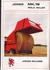 1976 JONES "MK.19" Round Baler Brochure Leaflet
