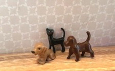 Miniature PETS dog puppy cat for 1:48th scale dolls house animals micro DH50