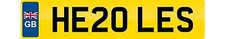 PRIVATE NUMBER PLATE LESTER LESLEY LESLY HERO HE20 LES CHERISHED REGISTRATION