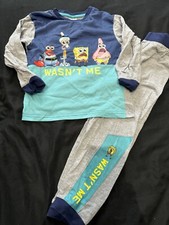 SpongeBob SquarePants Pyjama Set Age 5-6 Years