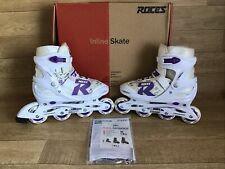 ROCES JOKEY GIRLS 2.0 AJUSTABLE INLINE SKATES WHITE/ULTRA VIOLET UK 4-7 EU 38-41