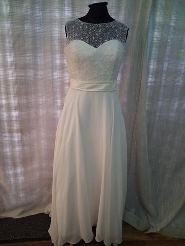 Wedding dress size - 14, ivory