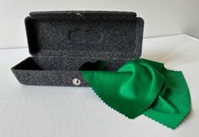 Specsavers Glasses Case; Grey; Semi Hard Case; Stud Closure; 17x 6 cm; New