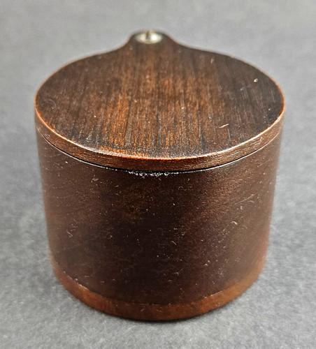 Antique wooden salt box - wooden,