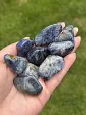 Dumortierite Tumblestone Crystal Polished Gemstone Blue