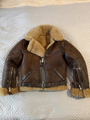 Irvin shearling flying jacket - shearling,