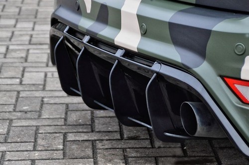 Rear bumper diffuser addon - rear,
