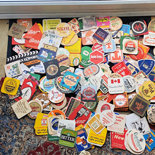 Mixed brands vintage beer - mixed,