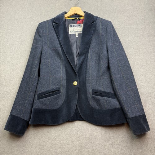 Joules tweed jacket navy - jacket, 12