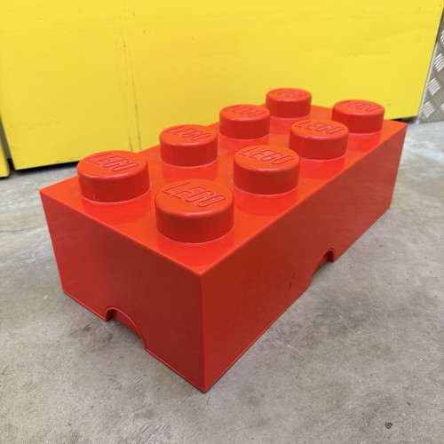 Lego red stud storage - red, 8