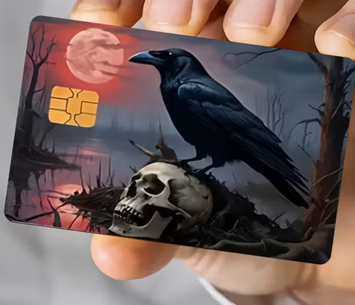 Raven skull credit - &,