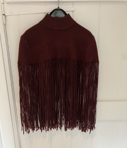 Zara burgundy knit turtleneck - zara,