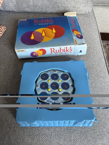 Vintage rubiks clock - clock, puzzle