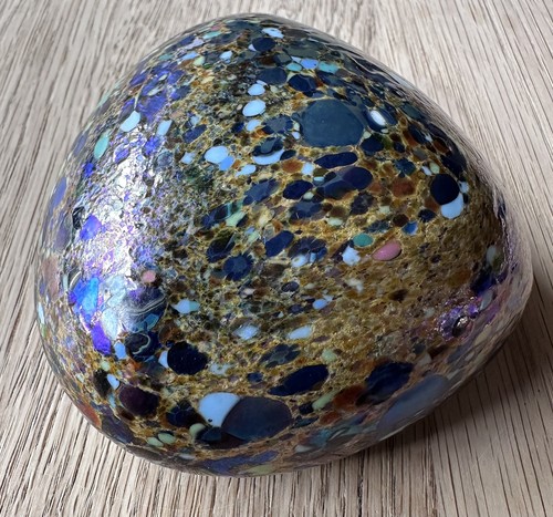 1976 iridescent art glass - iridescent,