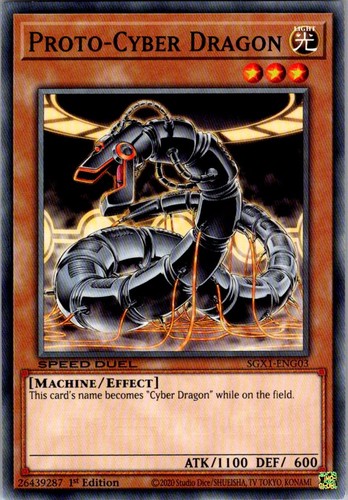 Proto cyber dragon speed duel - proto-cyber,