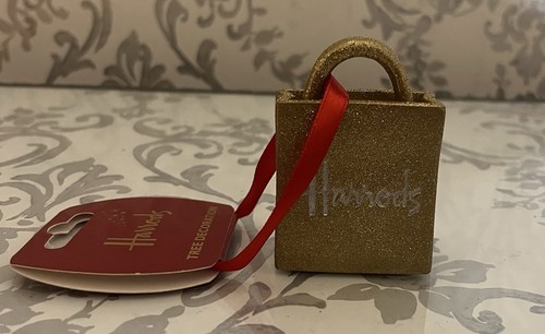 Harrods unused gold christmas - harrods,